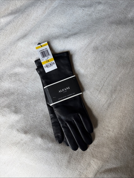 Alfani Accessories - LEATHER GLOVES